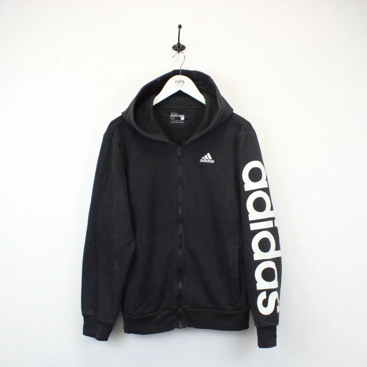 ADIDAS Hoodie Black | Medium