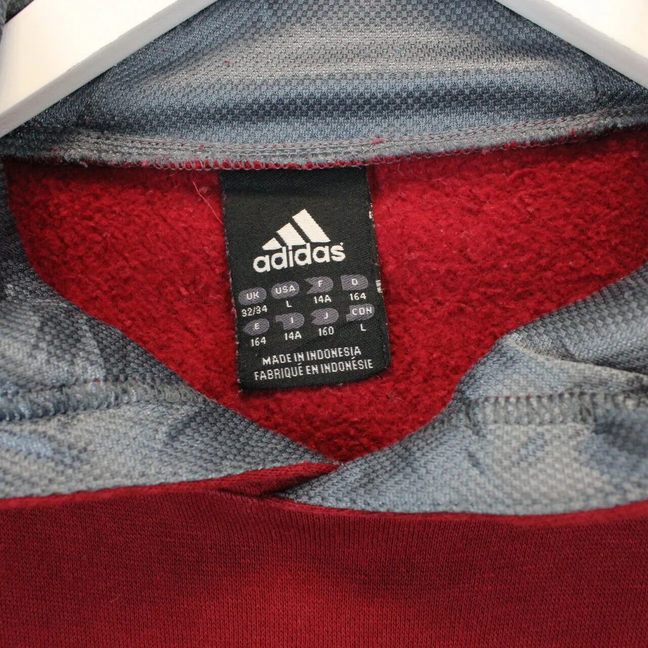 ADIDAS Hoodie Red | Medium