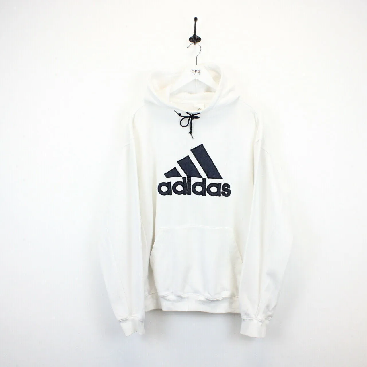 ADIDAS Hoodie White | Large