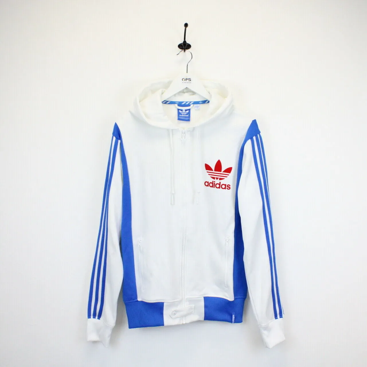 ADIDAS Hoodie White | Medium