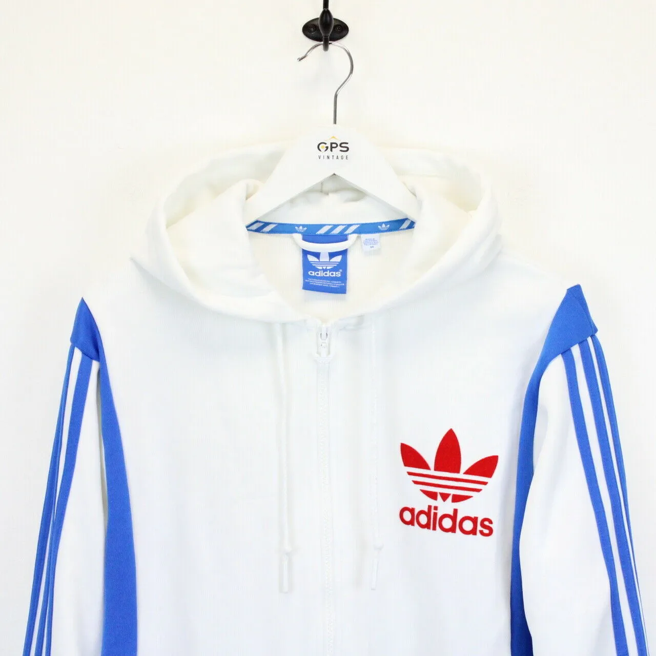 ADIDAS Hoodie White | Medium