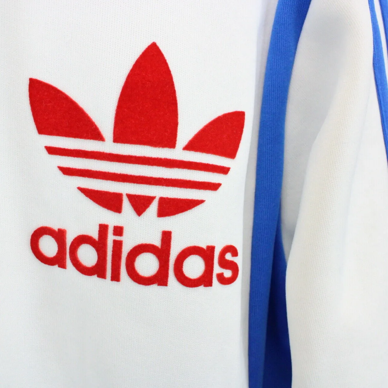 ADIDAS Hoodie White | Medium