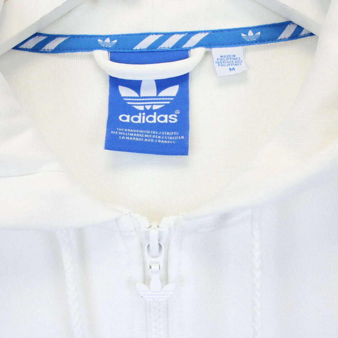 ADIDAS Hoodie White | Medium