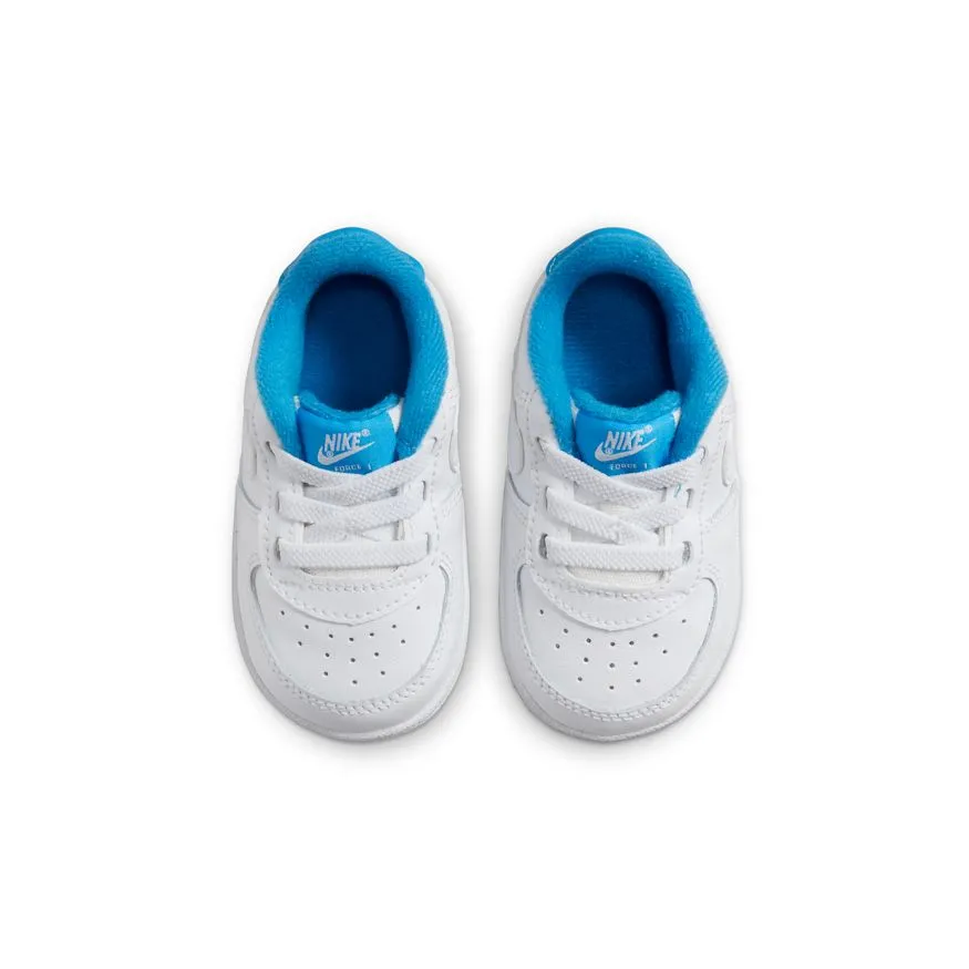 Air Force 1 Crib (CB) - WHITE/WHITE-LT PHOTO BLUE