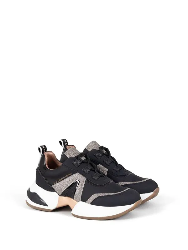 Alexander Smith Black Marble Sneaker