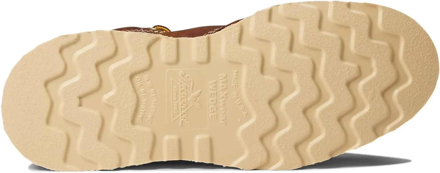 American Heritage 8-inch Trail Crazy Horse Moc Toe Maxwear Wedge - Men