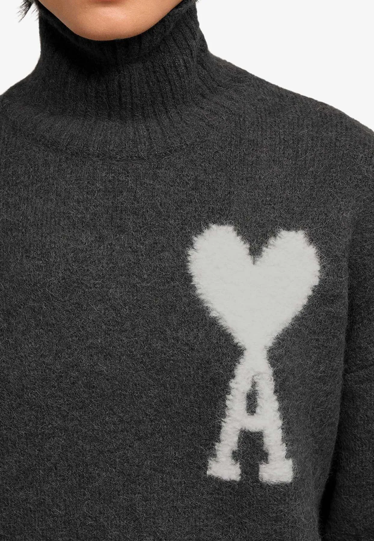 Ami De Coeur Funnel-Neck Sweater