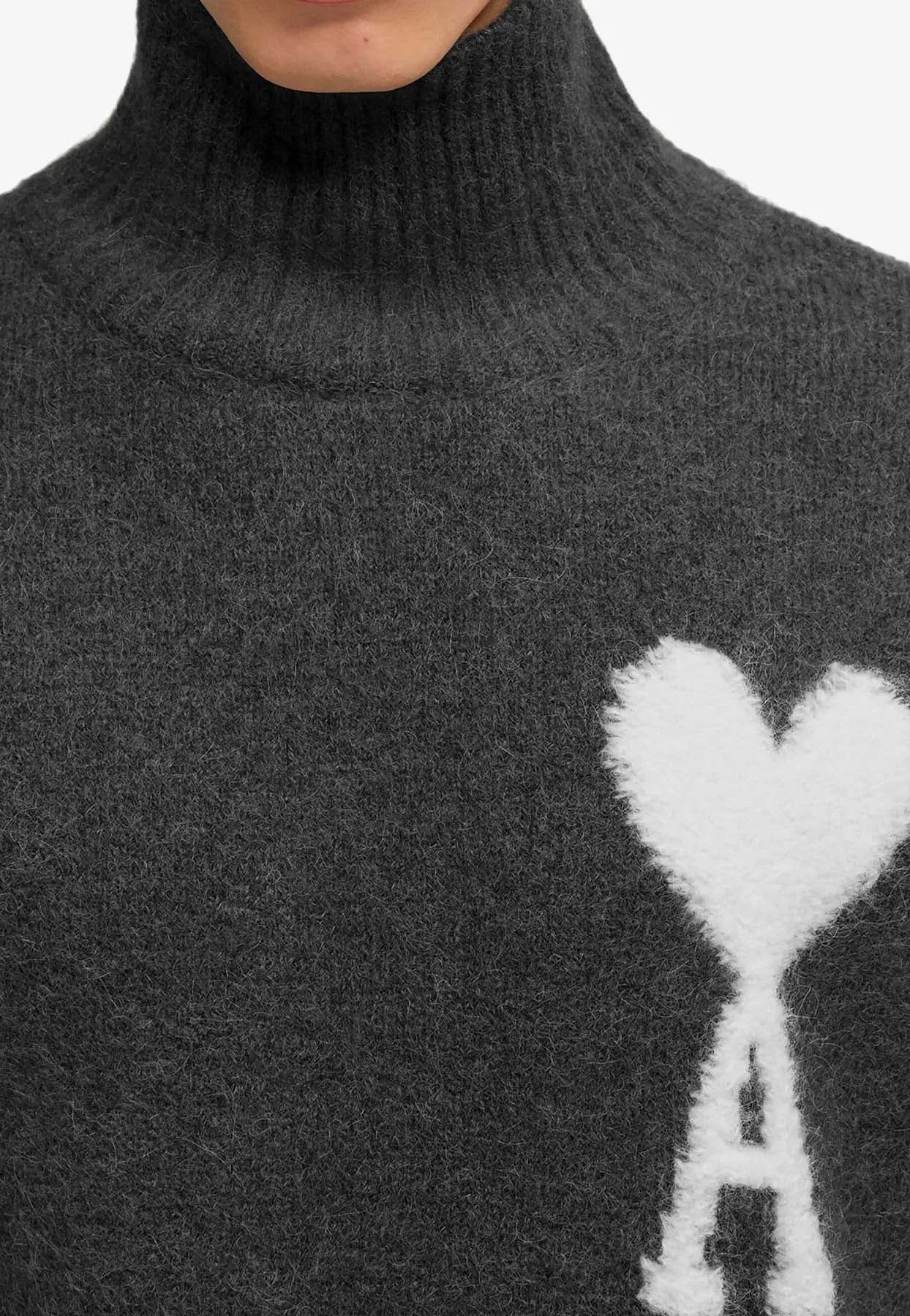 Ami De Coeur Funnel-Neck Sweater