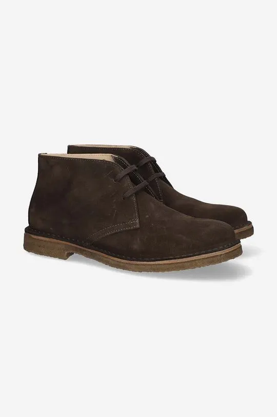 Astorflex suede shoes Polacchetto men's brown color