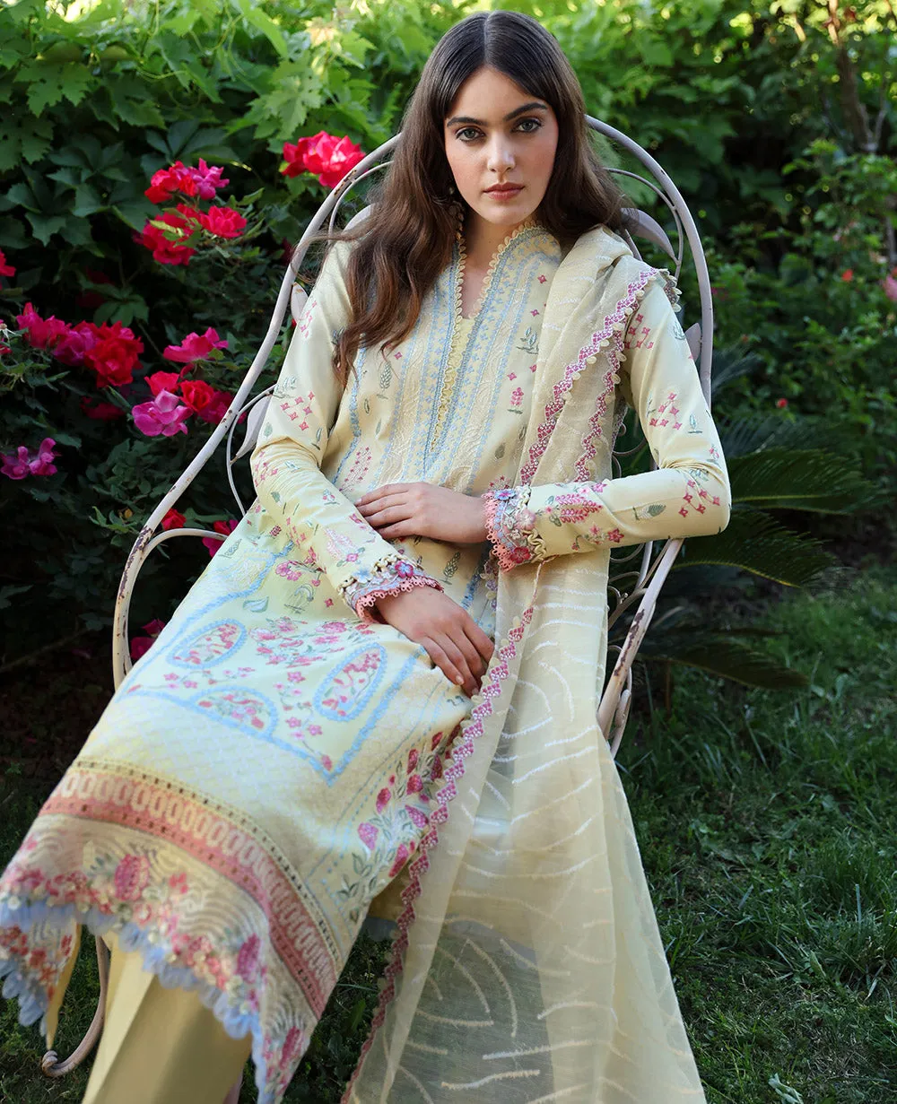 Aylin By Republic WomensWear Embroidered Lawn Unstitched 3Pc Suit D7-B Ezel