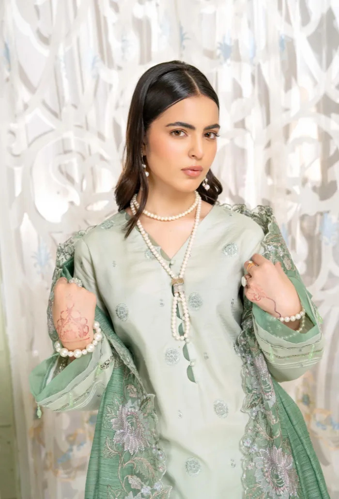 Baad e Baharan by Humdum Embroidered Lawn Unstitched 3Pc Suit D-05