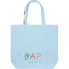 BAPY EMBROIDERED TOTE BAG LADIES