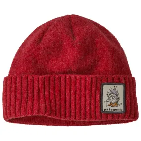 Beanies Patagonia ---Brodeo Beanie Fun Hogs Armadillo Touring Red