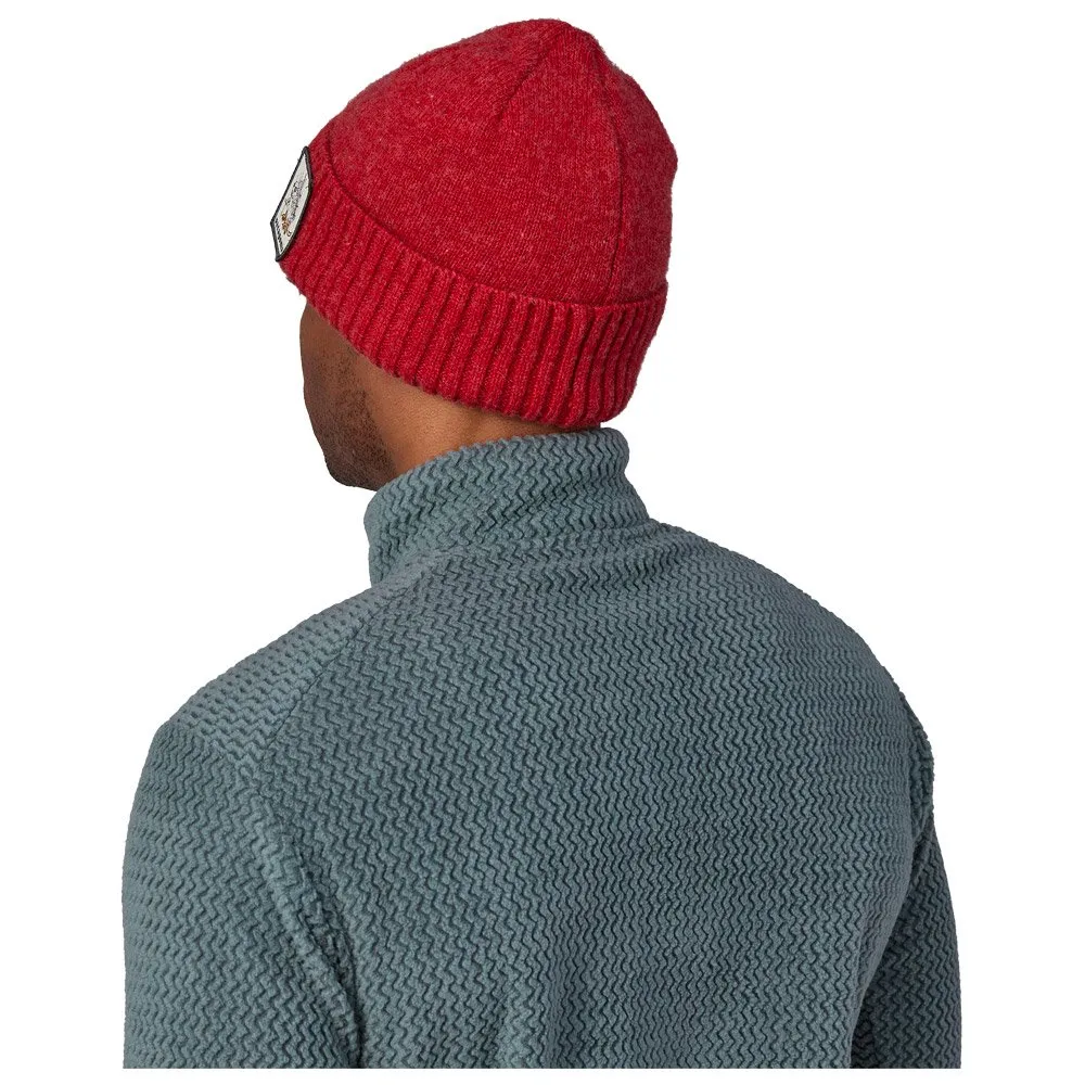 Beanies Patagonia ---Brodeo Beanie Fun Hogs Armadillo Touring Red