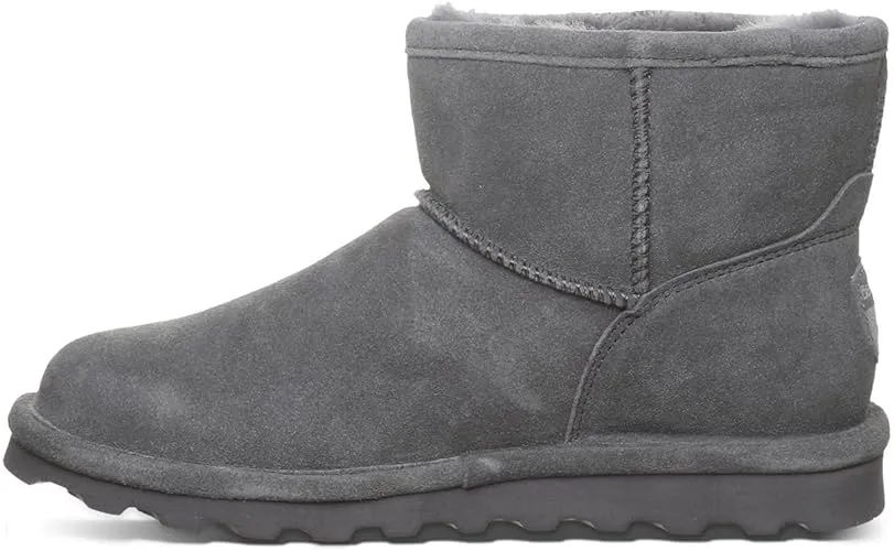 Bearpaw Women's Alyssa Short Fur Boot - Charcoal 2130W