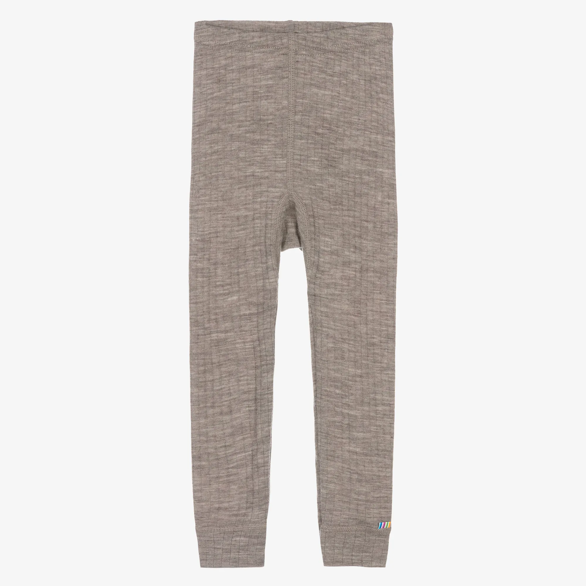 Beige Merino Wool Leggings