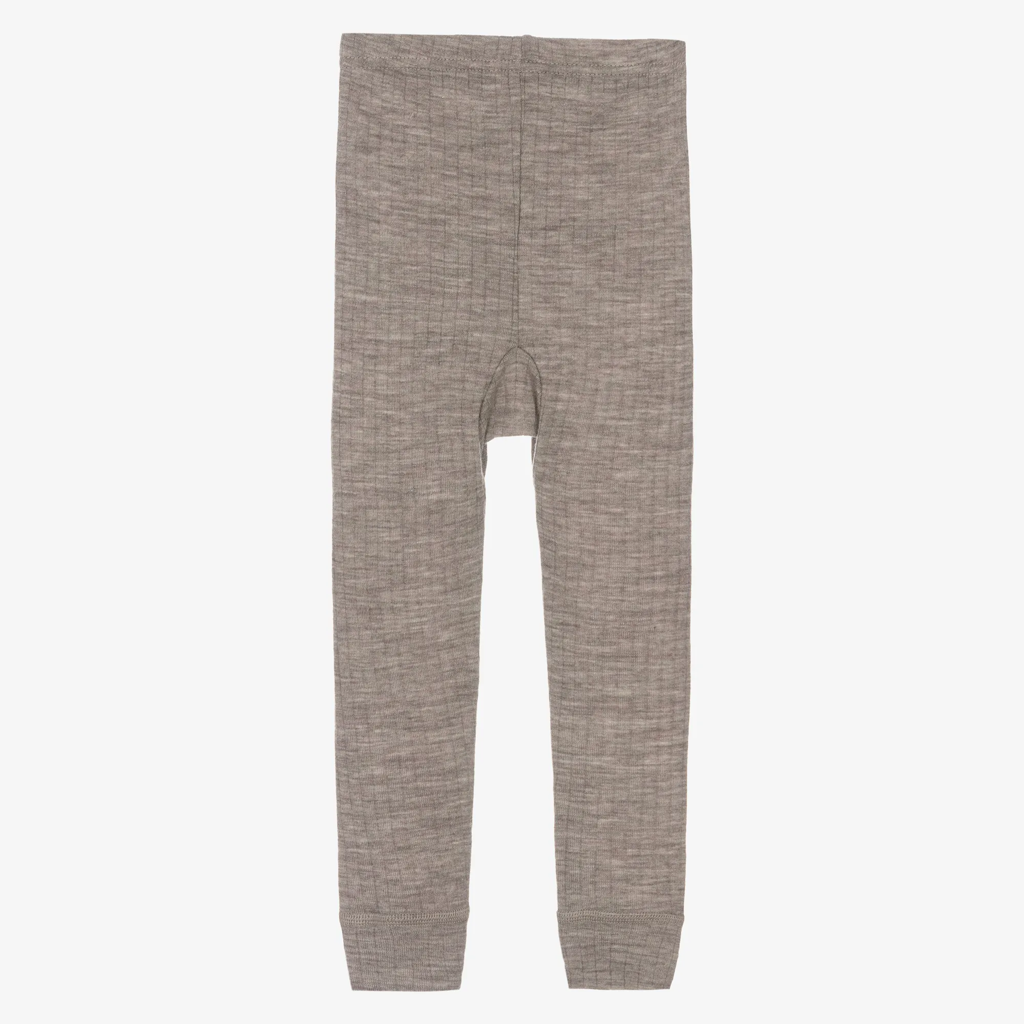 Beige Merino Wool Leggings