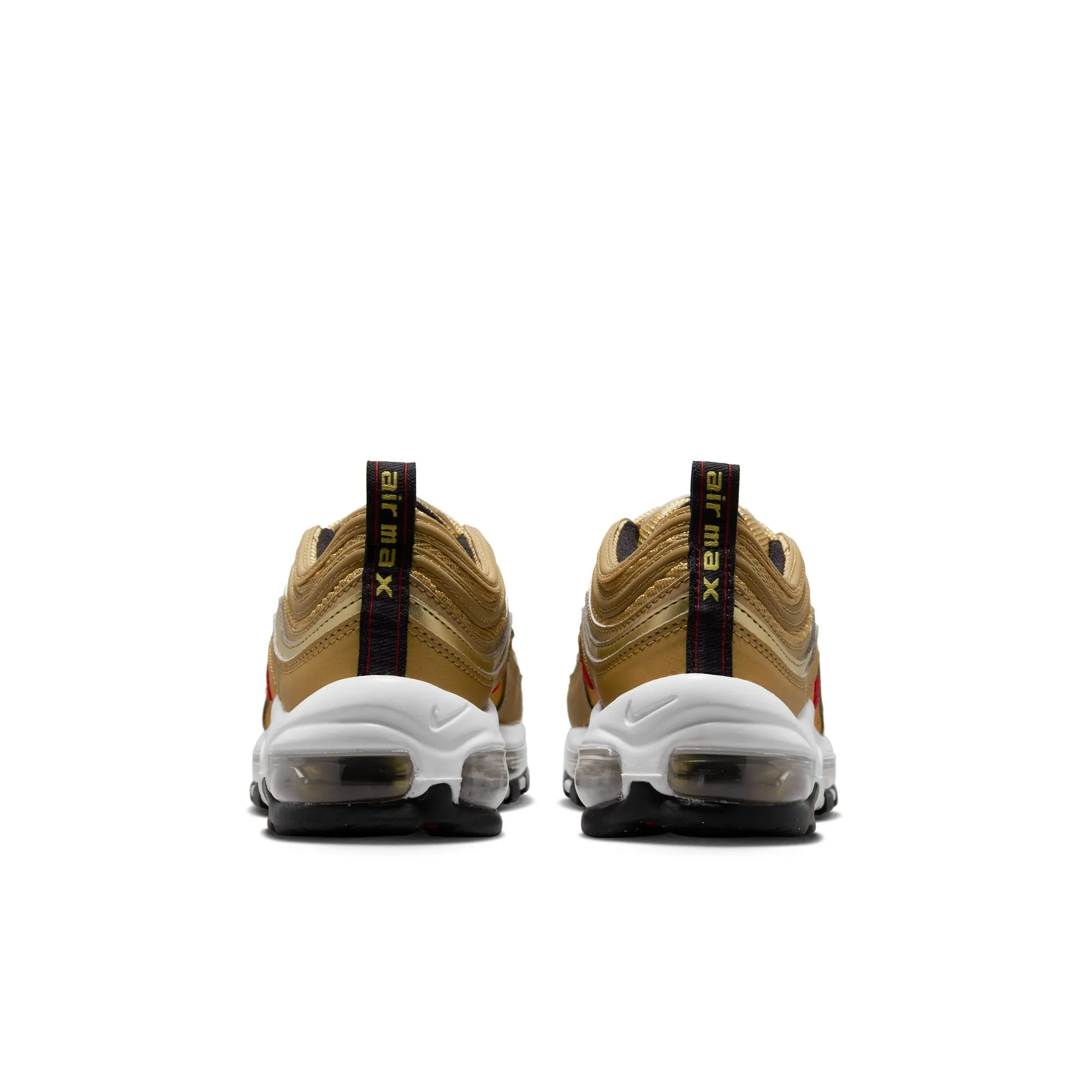 Big Kid's Nike Air Max 97-METALLIC GOLD/VARSITY RED-BLACK-WHITE