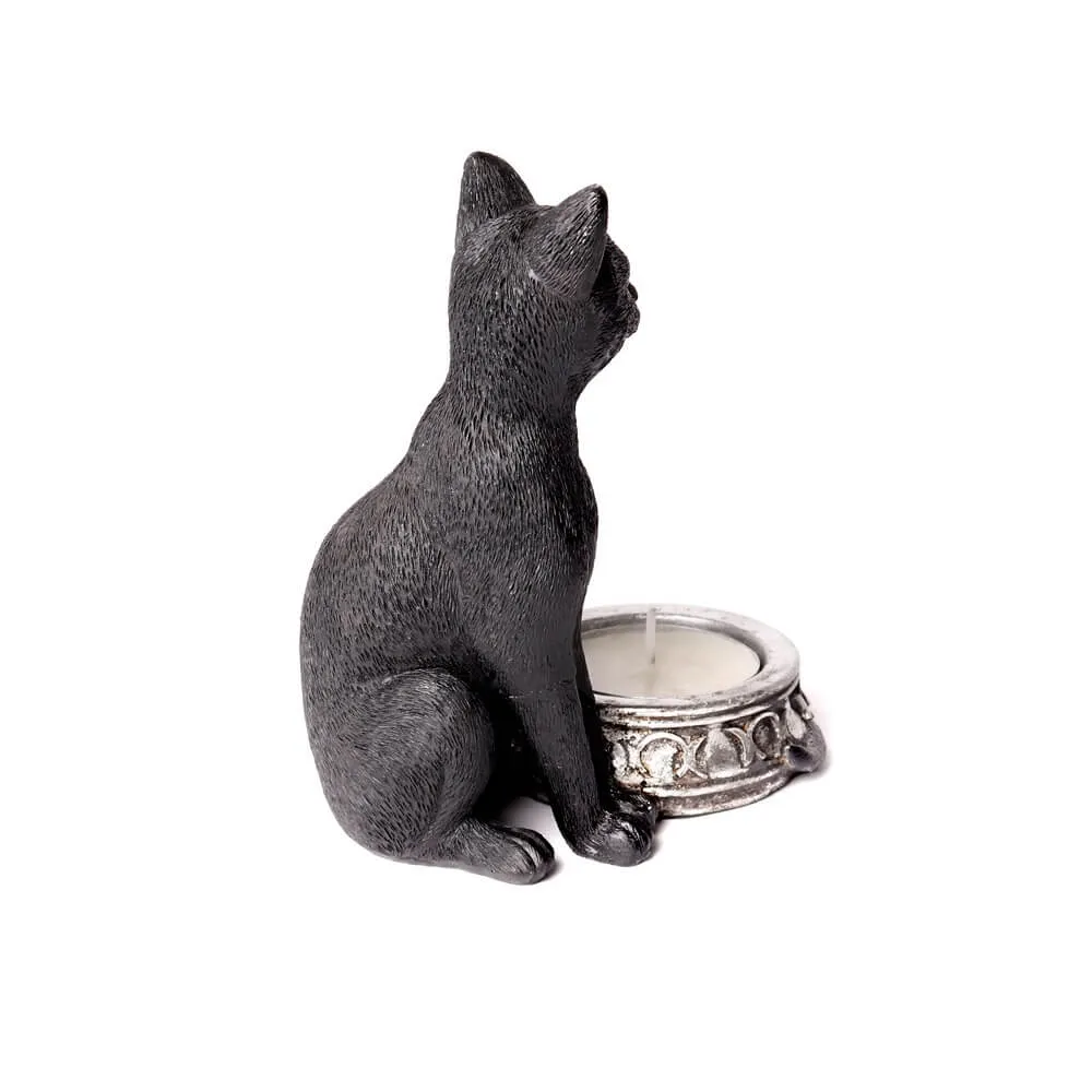 Black Cat Tealight Holder