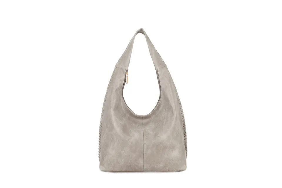 BY712 -Grey Shoulder Strap Bag