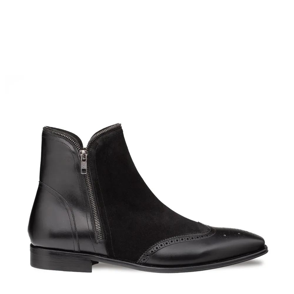 Camilleri Calf/Suede Zip Boot