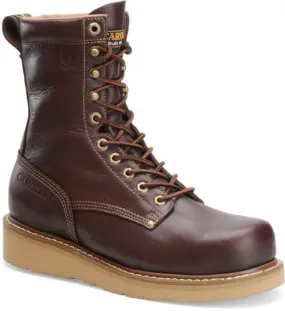 Carolina Men's 8 AMP Hi Broad Toe Wedge Work Boots - Dark Oak  CA8049