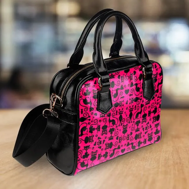 Cats Handbag Pink