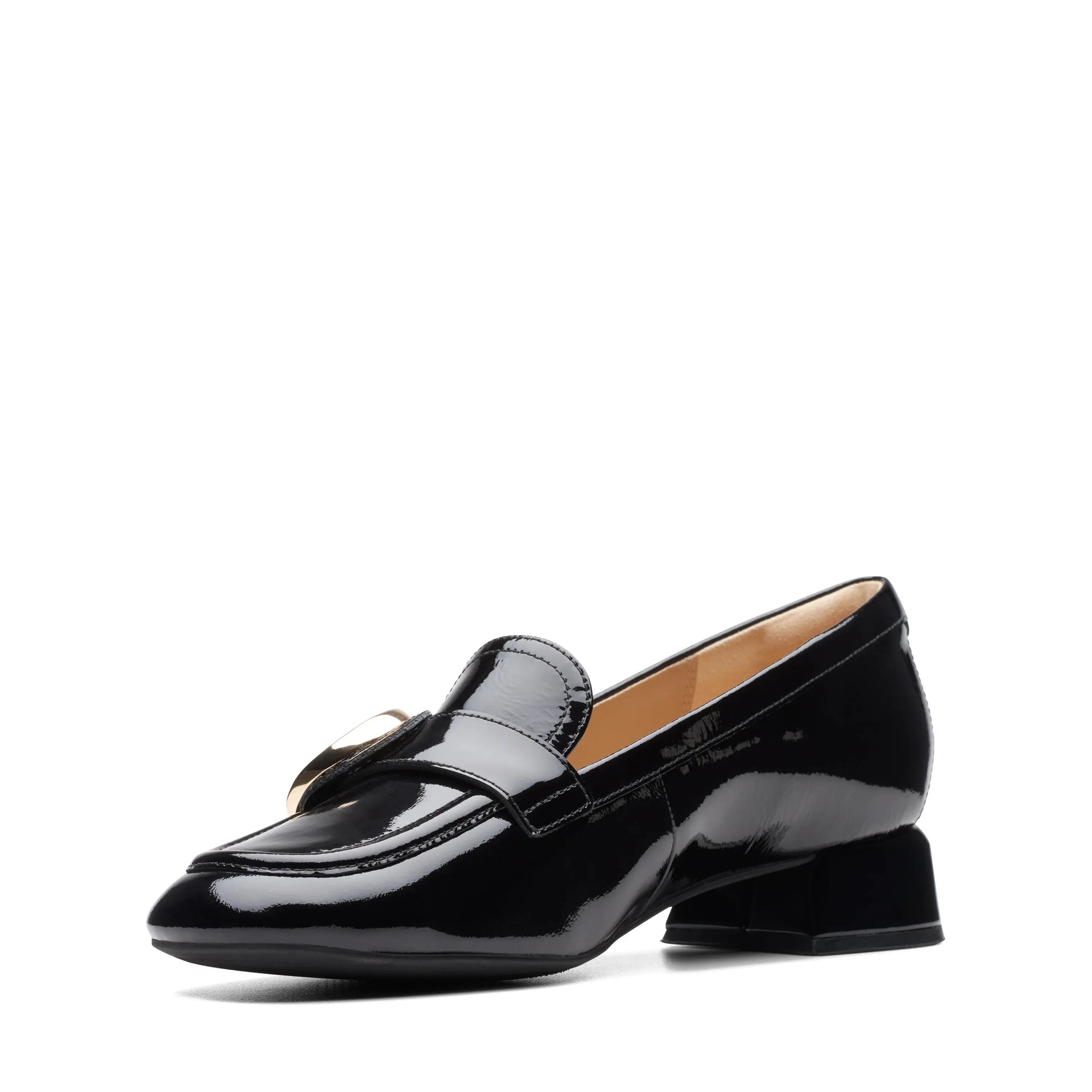 CLARKS | MOCASINES MUJER | DAISS30 TRIM BLACK PAT | NEGRO