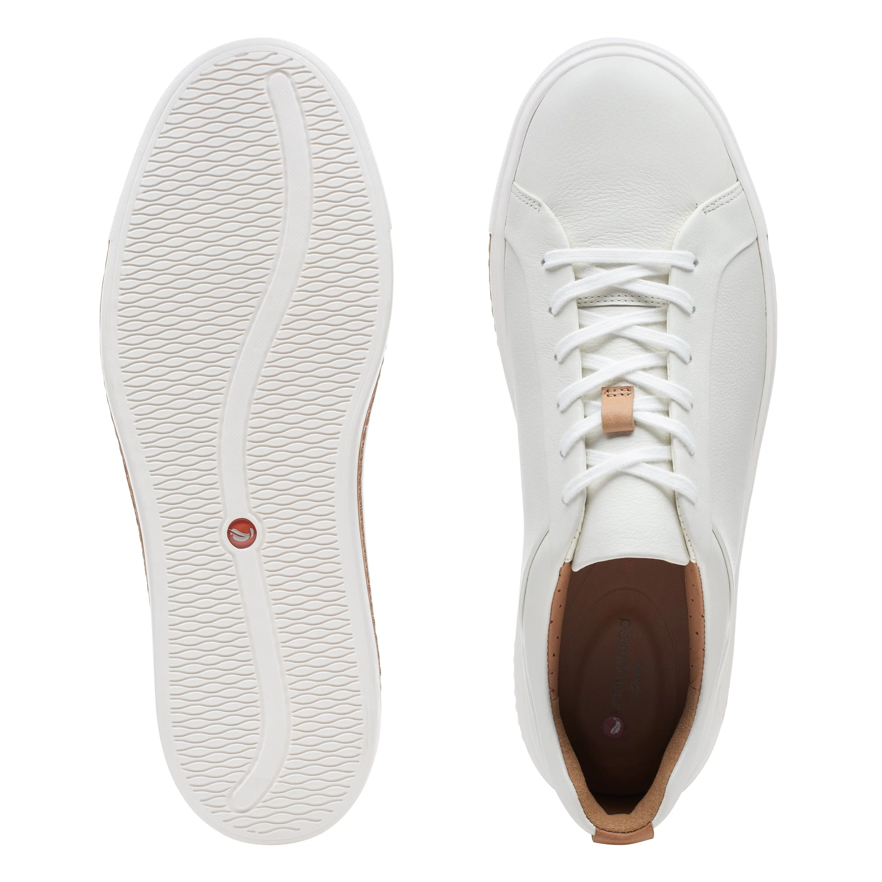 CLARKS | SNEAKERS MUJER | UN MAUI LACE WHITE LEATHER | BLANCO