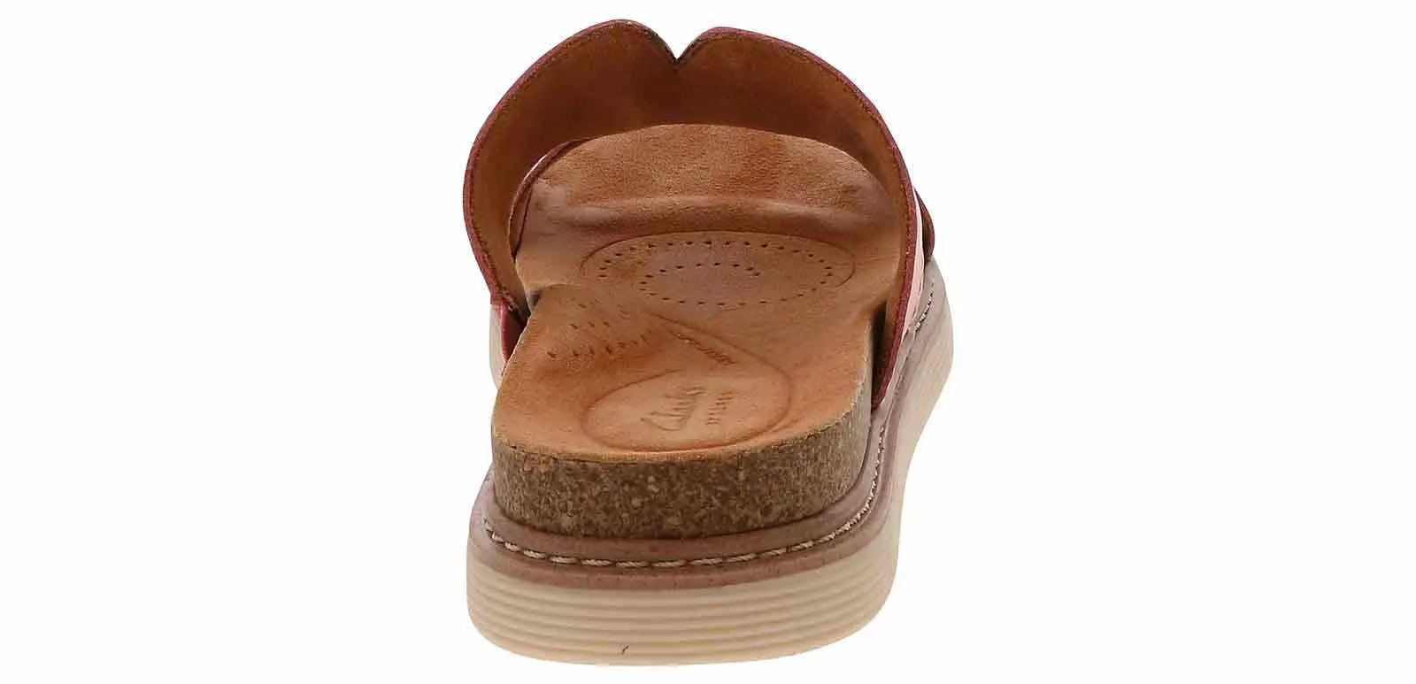 Clarks Arwell Walk H Band Peach Women's Footbed Slide