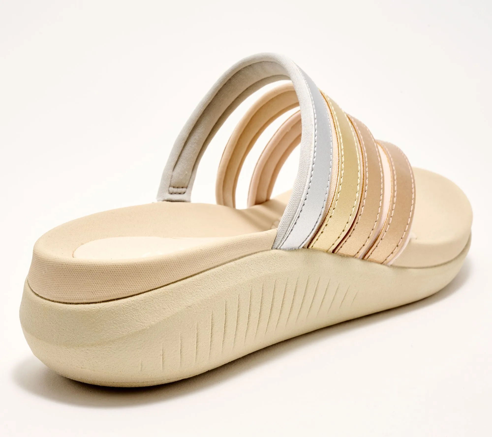 Clarks Cloudsteppers Slide Sandals - Glide Hi Iris