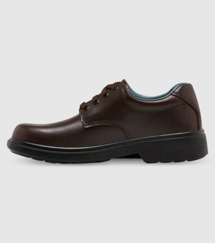 clarks daytona (d narrow) junior boys school shoes