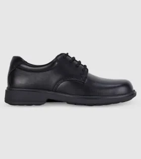 clarks descent (d narrow) junior boys school shoes