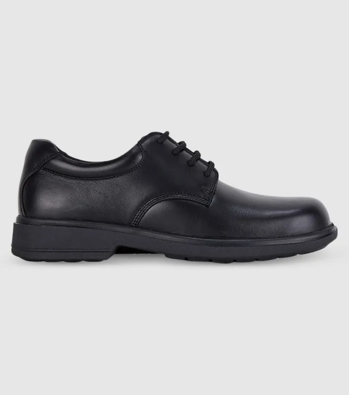 clarks descent (g extra wide) junior boys school shoes