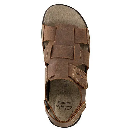 Clarks Men's Keften Cove's Sandal Tabacco Nubuck