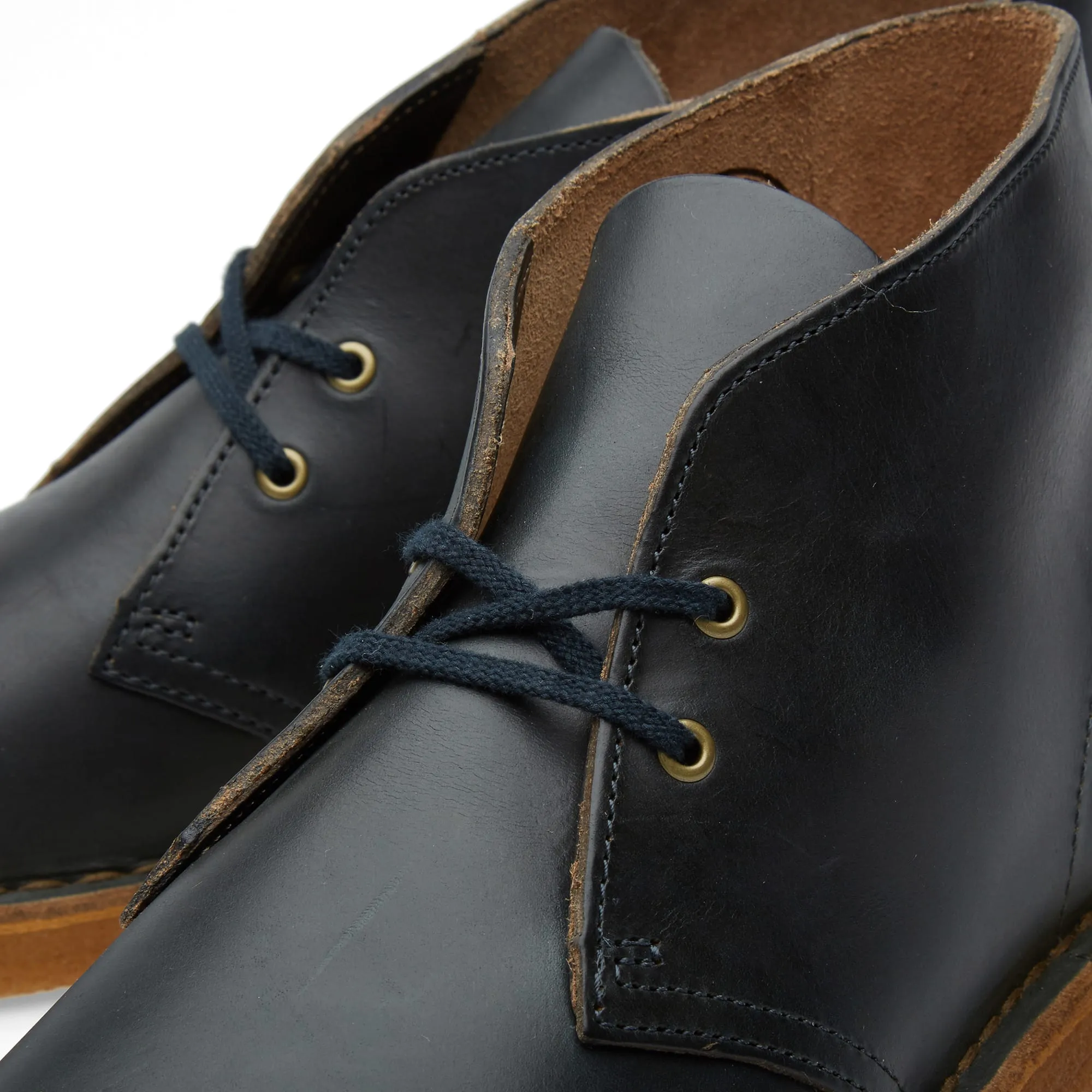 Clarks Originals x Horween Leather Co. Desert BootMidnight Blue Leather