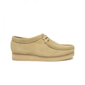 Clarks Women Wallabee (tan / maple suede)