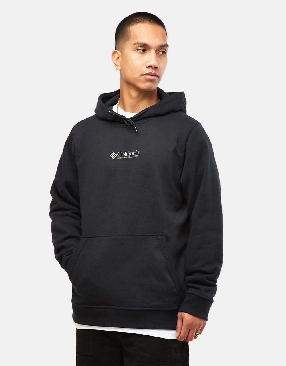 Columbia Meridian Creek Pullover Hoodie - Black/CSC Center Chest