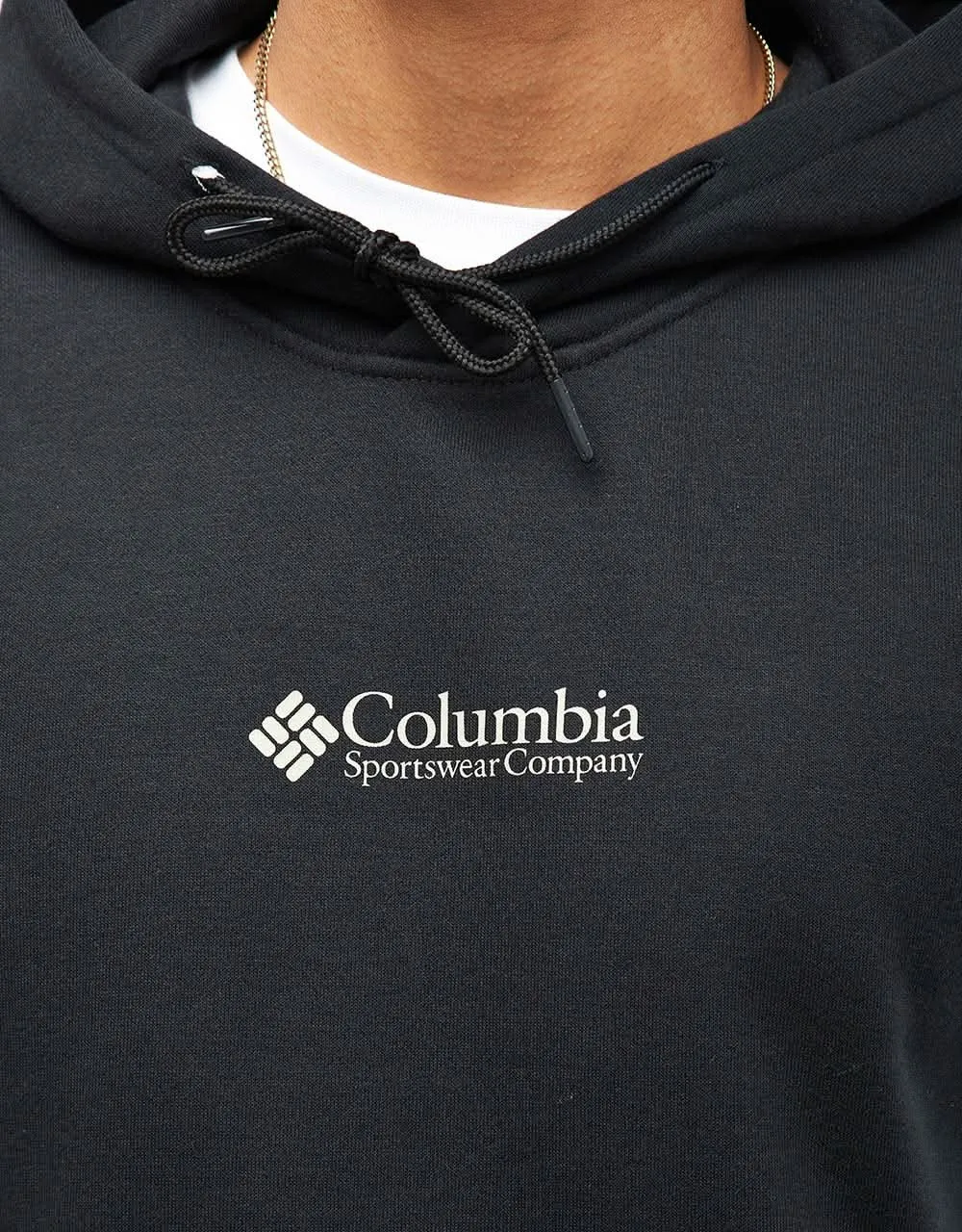 Columbia Meridian Creek Pullover Hoodie - Black/CSC Center Chest