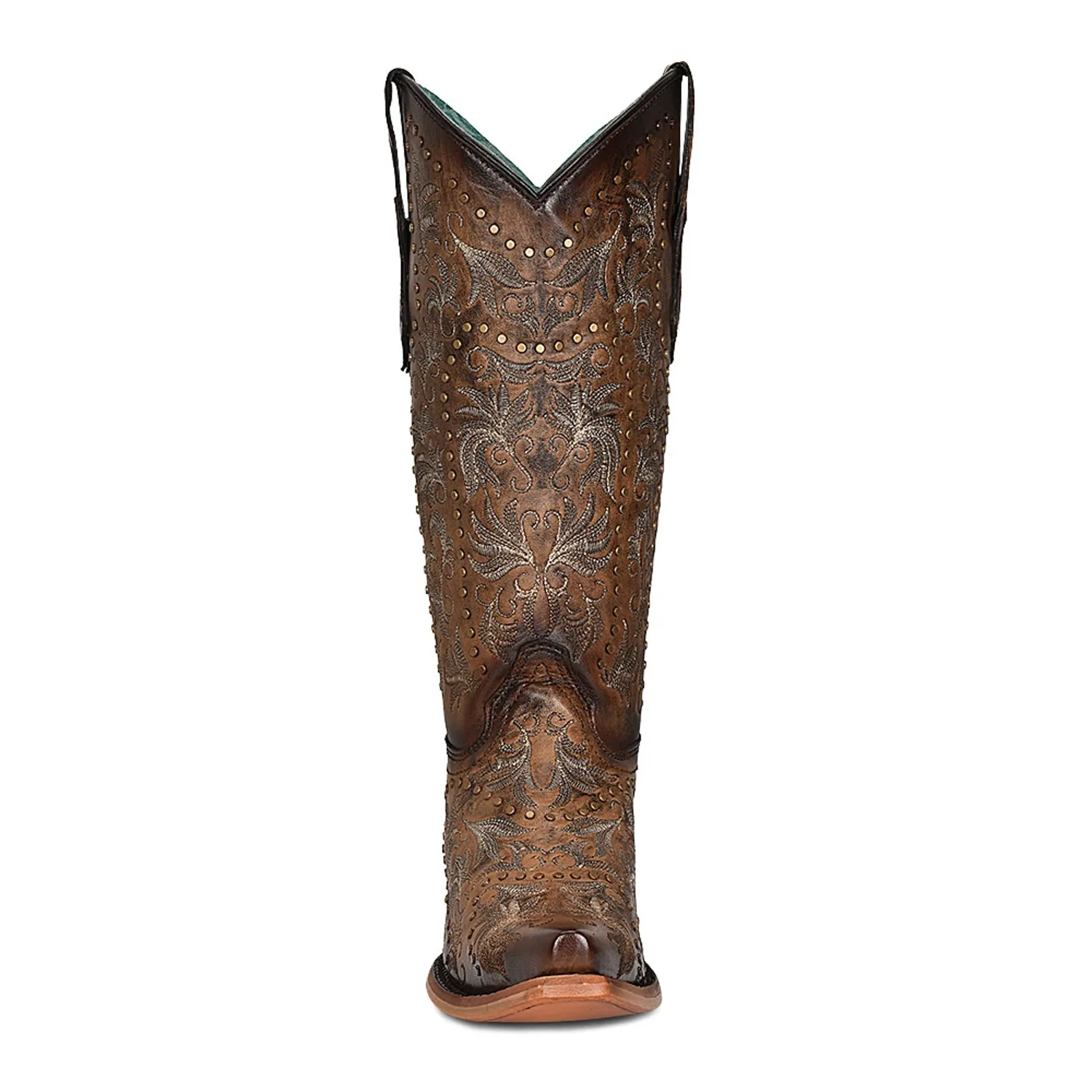 Corral Womens C3972 Maple Leather Classic Cowboy Boots