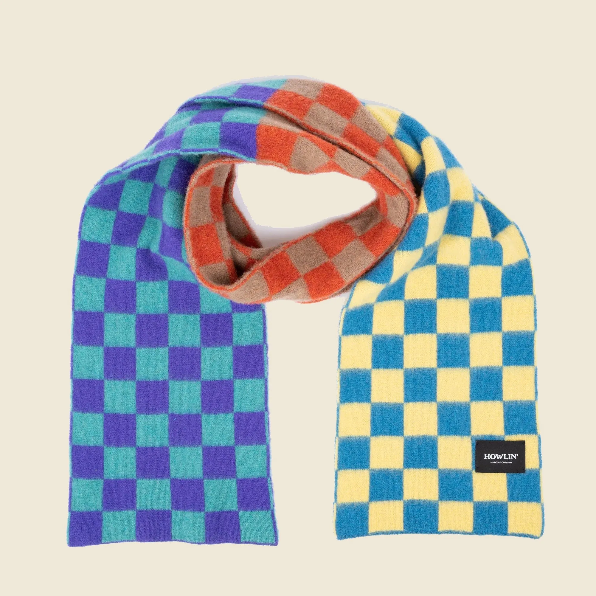 Cosmic Checkerboard Scarf - Mixed Up