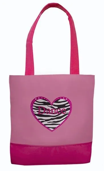 Dance Bag ZHD-03 Zebra Heart Dance Tote