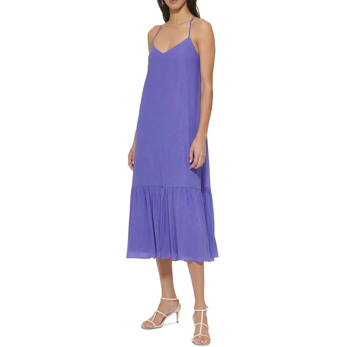 DKNY Womens Daytime Maxi Sundress