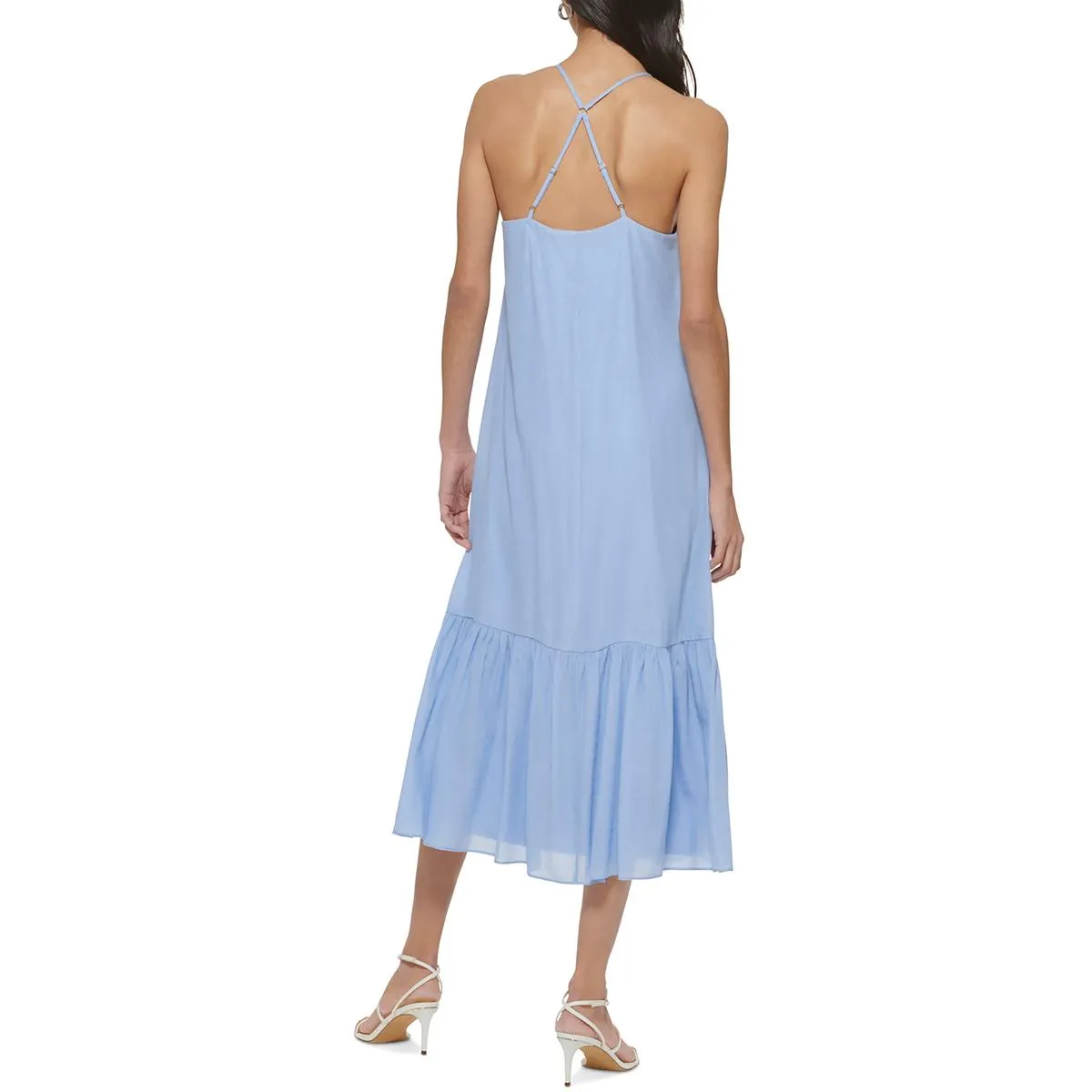 DKNY Womens Daytime Maxi Sundress