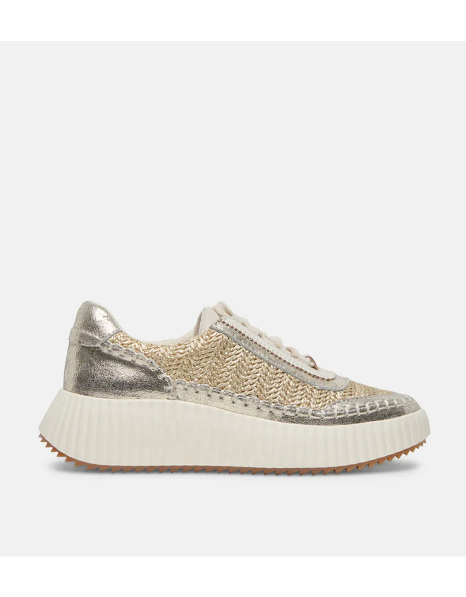 Dolce Vita Dolen Gold Knit Sneaker