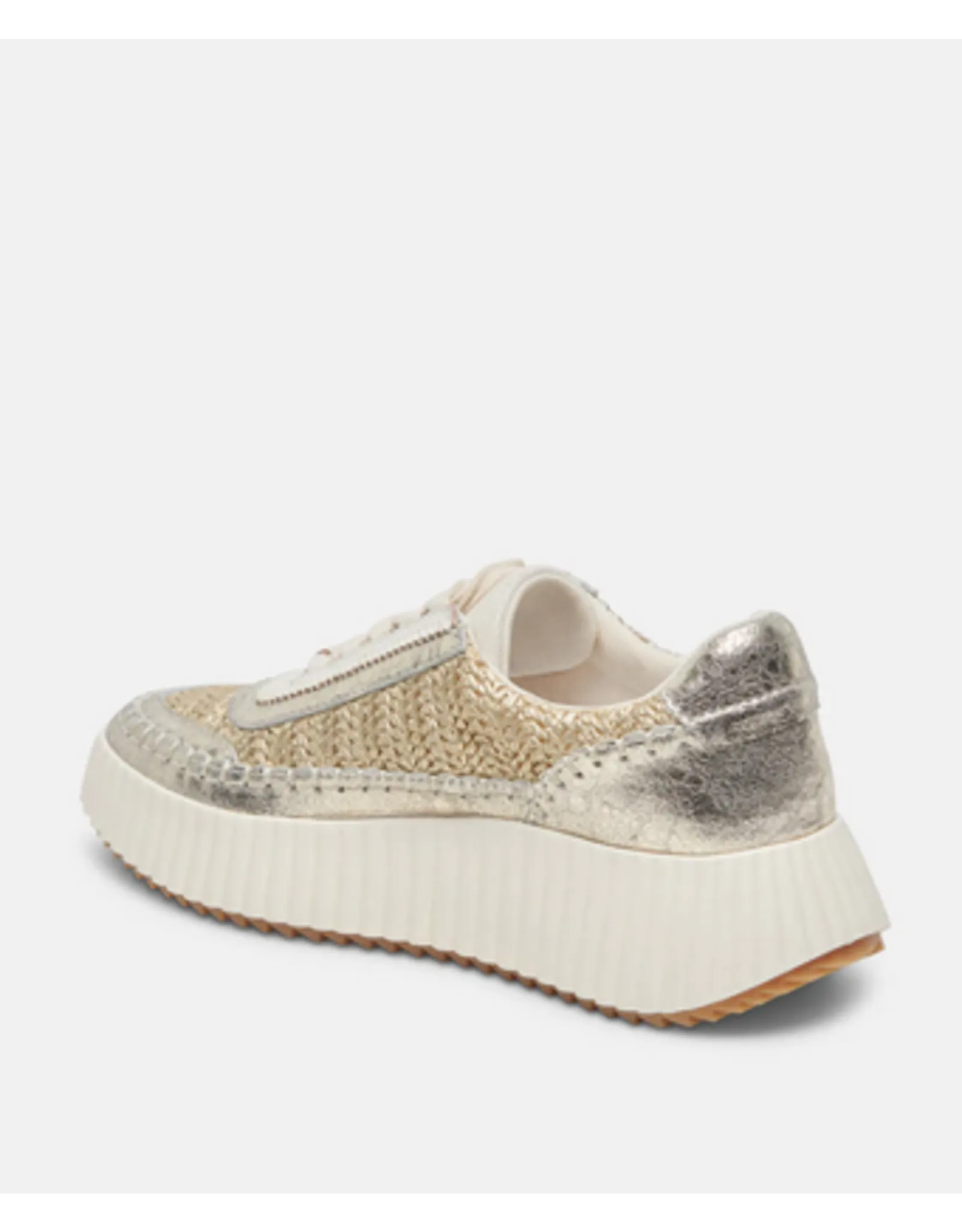 Dolce Vita Dolen Gold Knit Sneaker