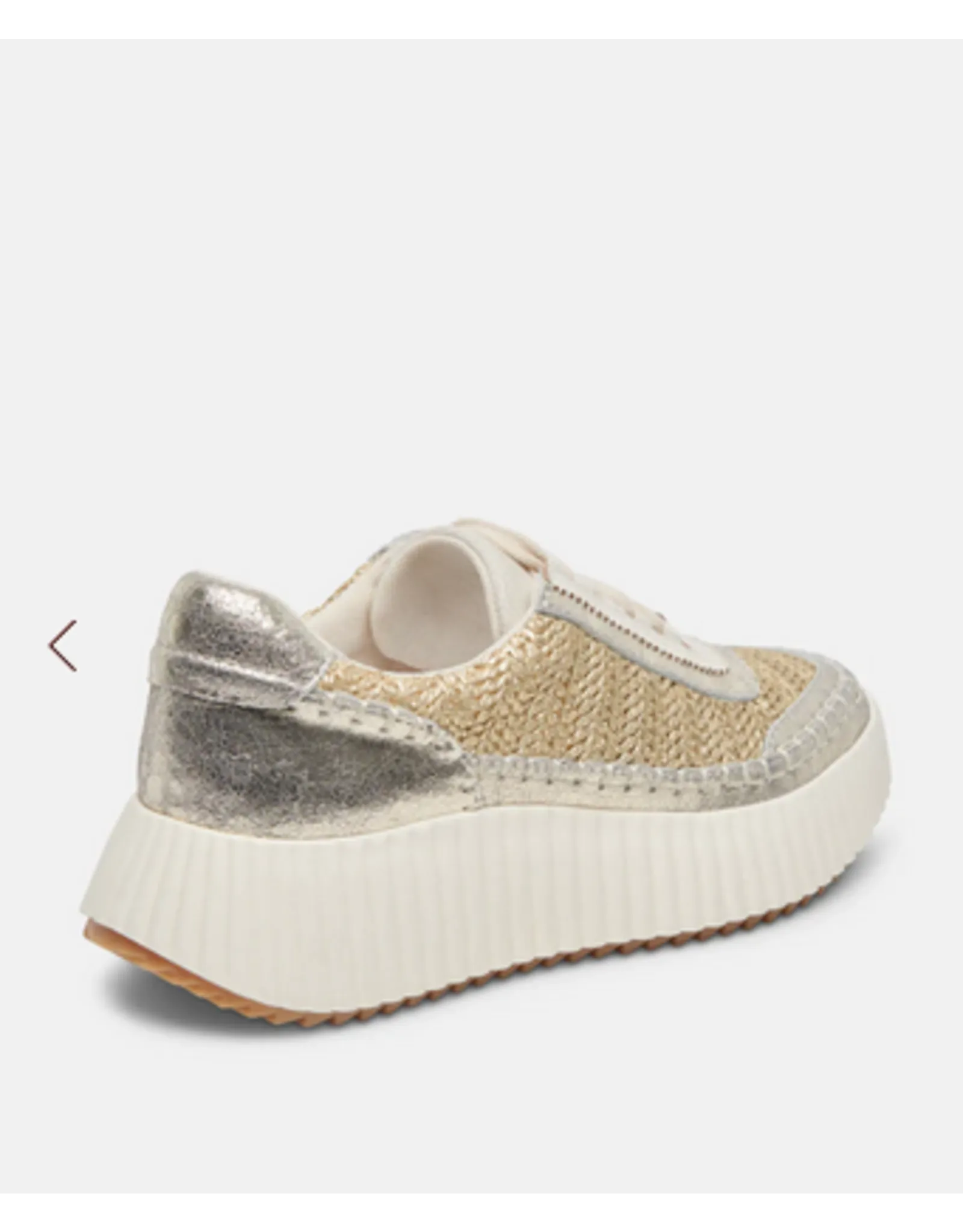 Dolce Vita Dolen Gold Knit Sneaker