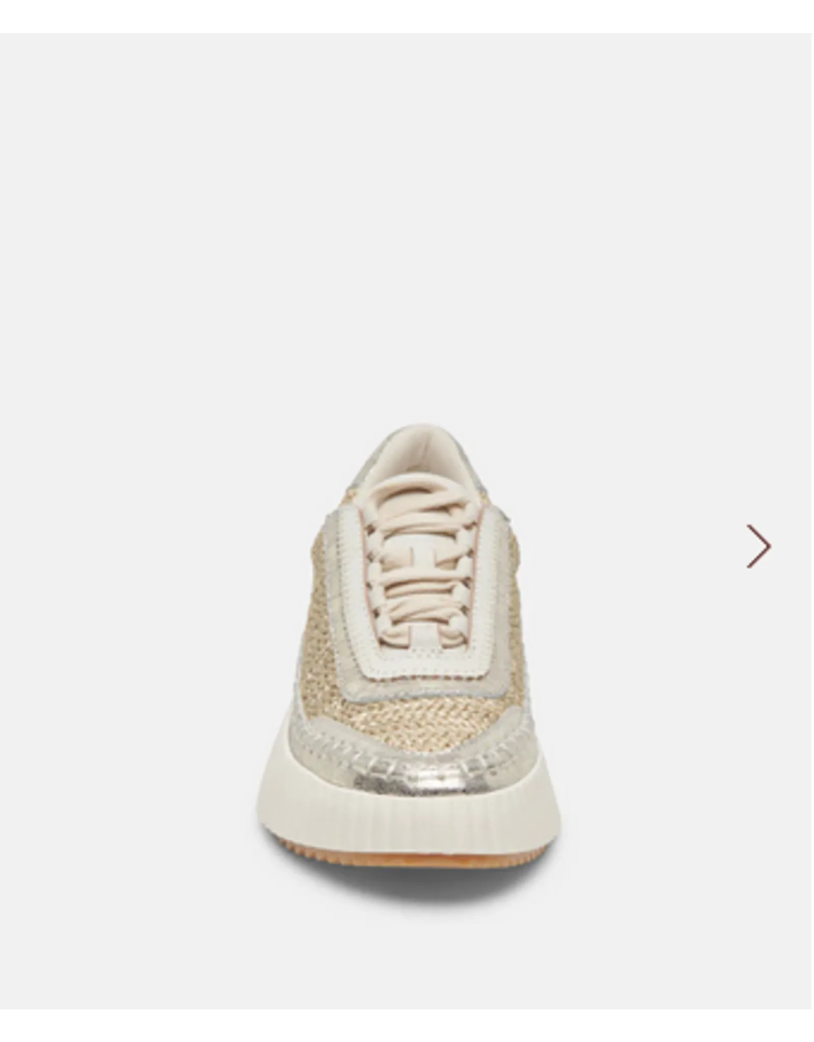 Dolce Vita Dolen Gold Knit Sneaker