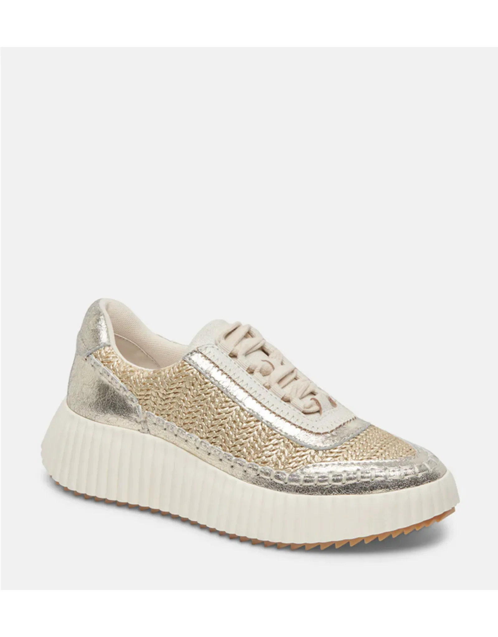 Dolce Vita Dolen Gold Knit Sneaker