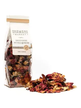 Dried Rose Petals & Buds